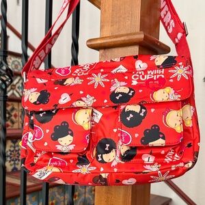 Haranuku Lovers “I’m with Cupid” Print Crossbody Bag